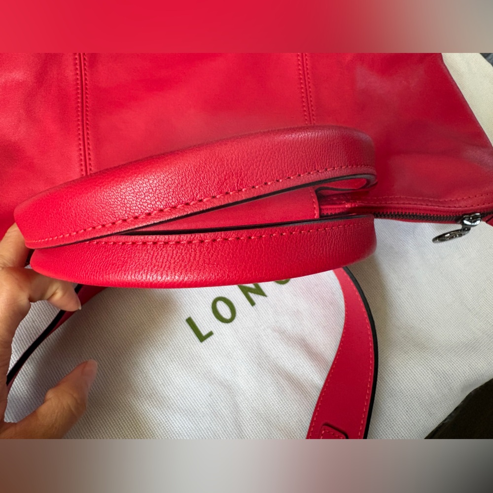 Longchamp Le Pliage Leather (made in France) -New & Authentic - Picture 8 of 13